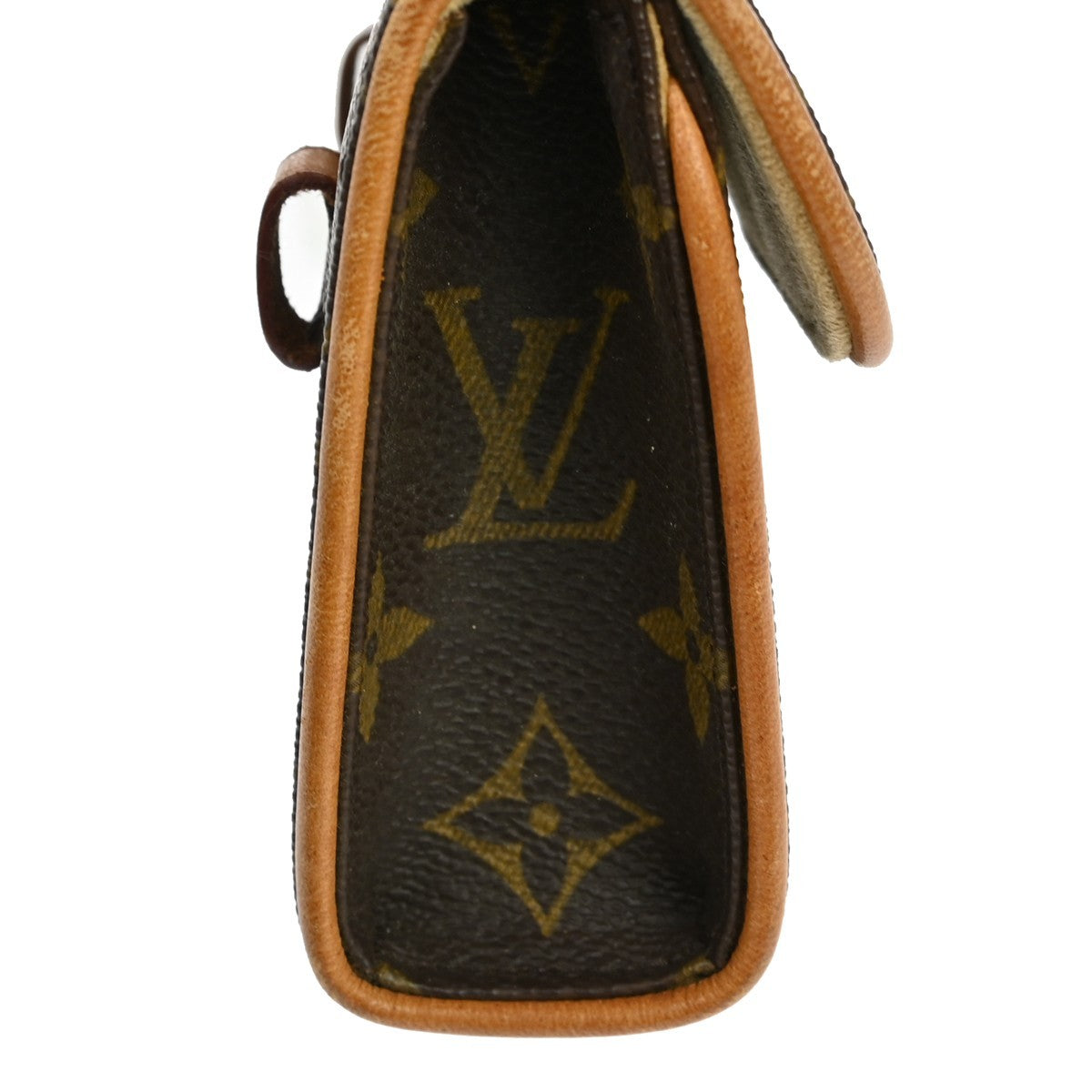 Louis Vuitton Louis Vuitton Florentine Pochette Monogram Canvas Brown Canvas Clutche & Pouche Bag (Pre-Loved)