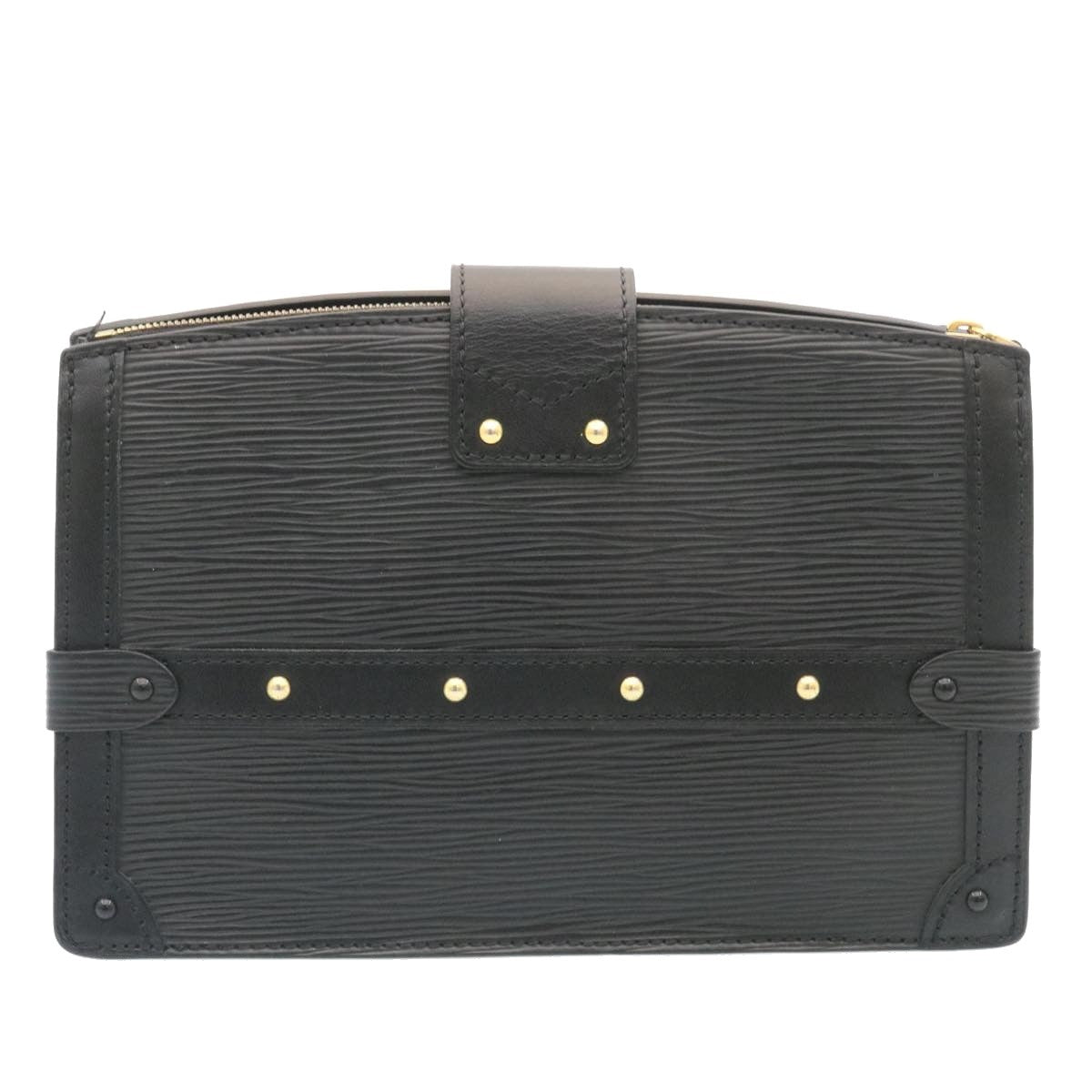 Louis Vuitton Louis Vuitton Trunk Clutch Epi Leather Black Leather Clutche & Pouche Bag (Pre-Loved)