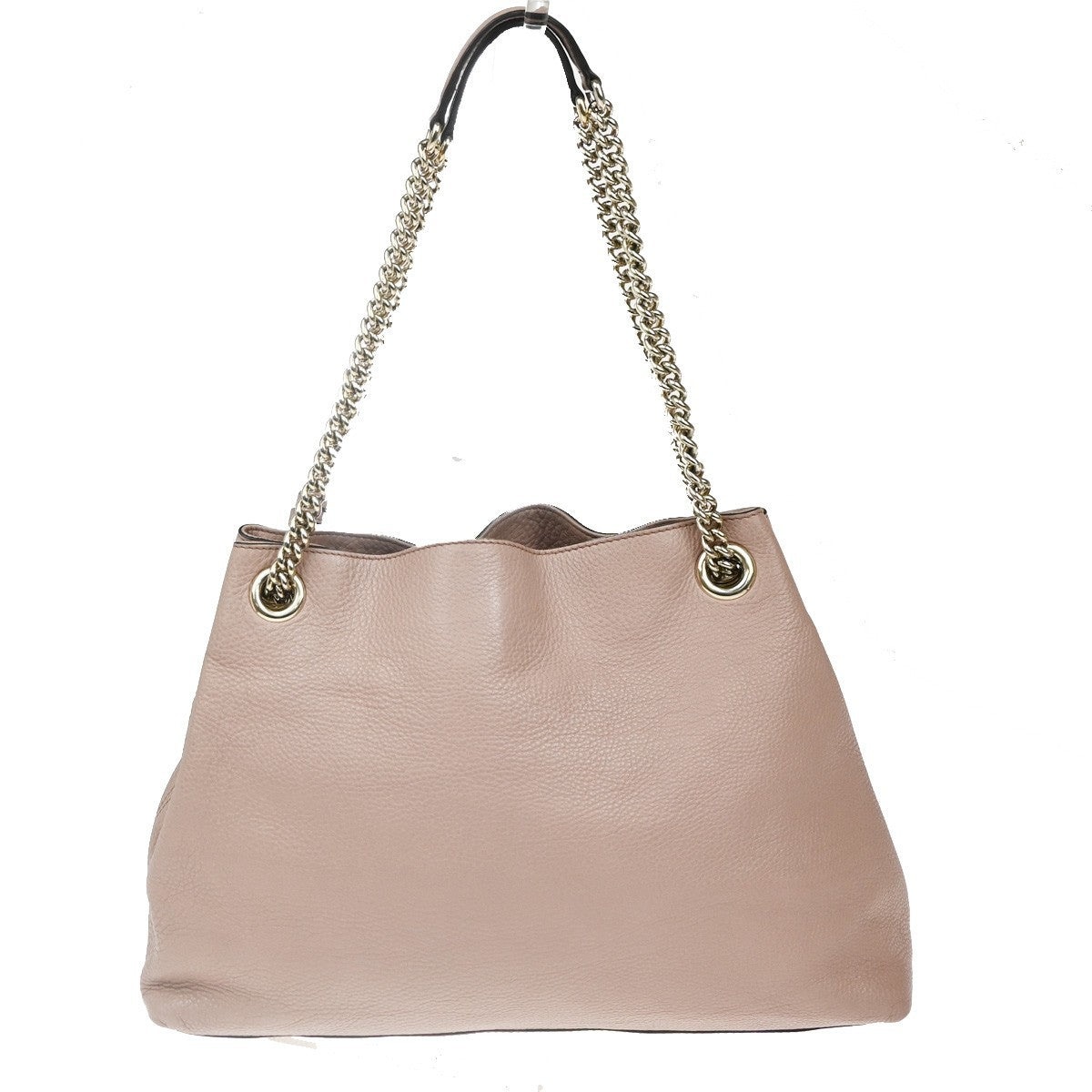 Gucci Soho Chain Strap Shoulder Bag Leather Pink Leather Shoulder Bag Bag (Pre-Loved)