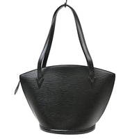 Louis Vuitton Louis Vuitton Saint Jacques Handbag Epi Leather Black Leather Tote Bag Bag (Authentic Pre-Loved)