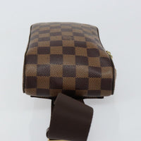 Louis Vuitton Geronimos Waist Bag Damier Brown Canvas Shoulder Bag Bag (Pre-Loved)