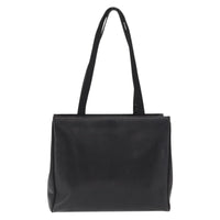 Salvatore Ferragamo Vara Tote Leather Black Leather Tote Bag Bag (Authentic Pre-Loved)