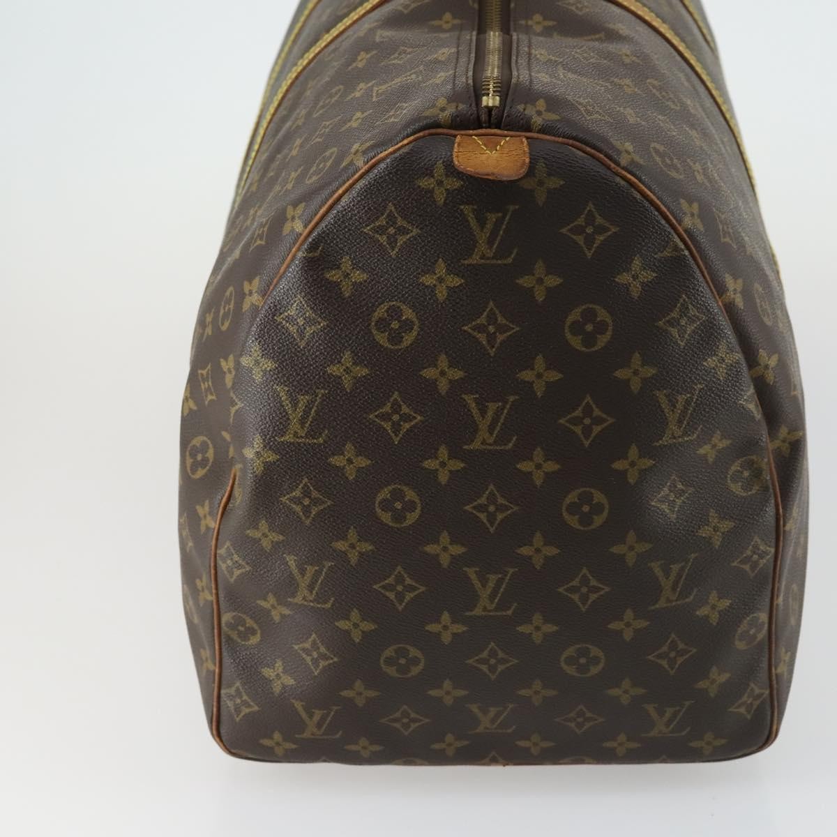 Louis Vuitton Keepall Bag Monogram Canvas Brown Canvas Travel Bag Bag (Pre-Loved)