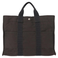 Hermes Fourre-Tout Herline Fourre-Tout Herline Gray Canvas Tote Bag Bag (Pre-Loved)