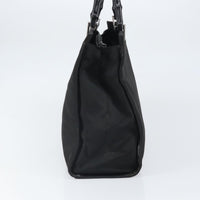 Gucci Bamboo Tote Bag Nylon Black Nylon Tote Bag Bag (Pre-Loved)