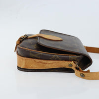 Louis Vuitton Cartouchiere Handbag Monogram Canvas Brown Canvas Shoulder Bag Bag (Pre-Loved)