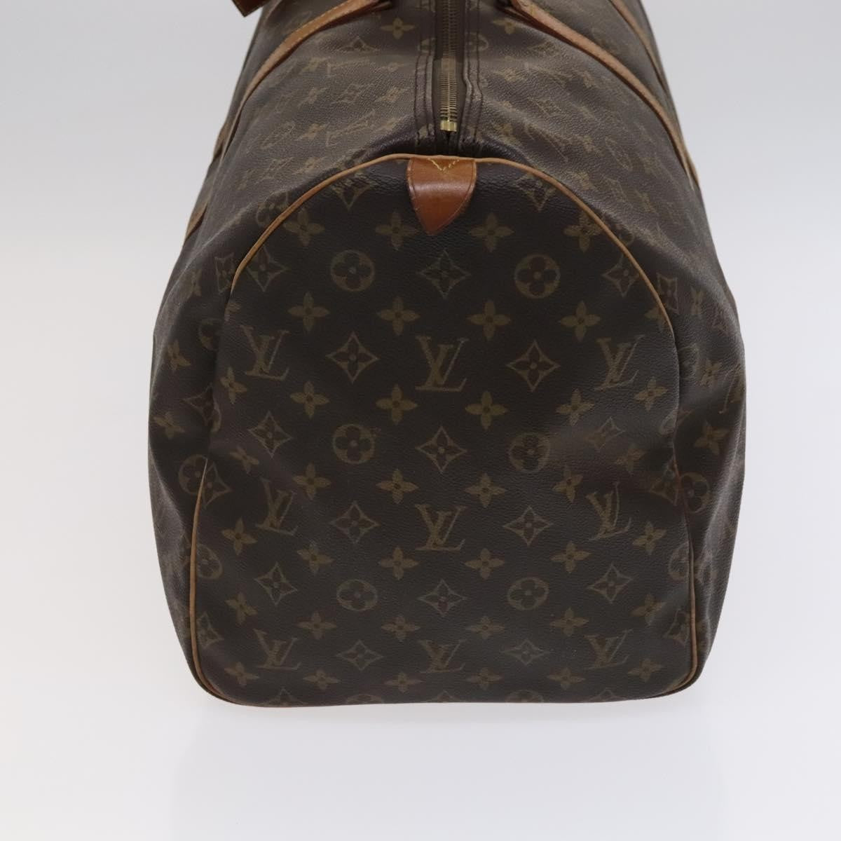 Louis Vuitton Keepall Bag Monogram Canvas Brown Canvas Travel Bag Bag (Authentic Pre-Loved)
