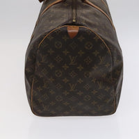 Louis Vuitton Keepall Bag Monogram Canvas Brown Canvas Travel Bag Bag (Authentic Pre-Loved)