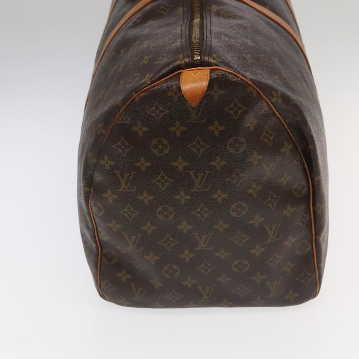 Louis Vuitton Keepall Bag Monogram Canvas Brown Canvas Travel Bag Bag (Authentic Pre-Loved)