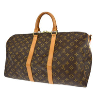 Louis Vuitton Louis Vuitton Keepall Bandouliere Bag Monogram Canvas Brown Canvas Travel Bag Bag (Pre-Loved)