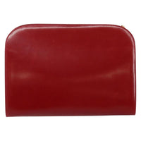 Salvatore Ferragamo Vintage Gancini Chain Shoulder Bag Leather Red Leather Bag (Authentic Pre-Loved)
