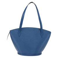 Louis Vuitton Saint Jacques Handbag Epi Leather Blue Leather Shoulder Bag Bag (Authentic Pre-Loved)