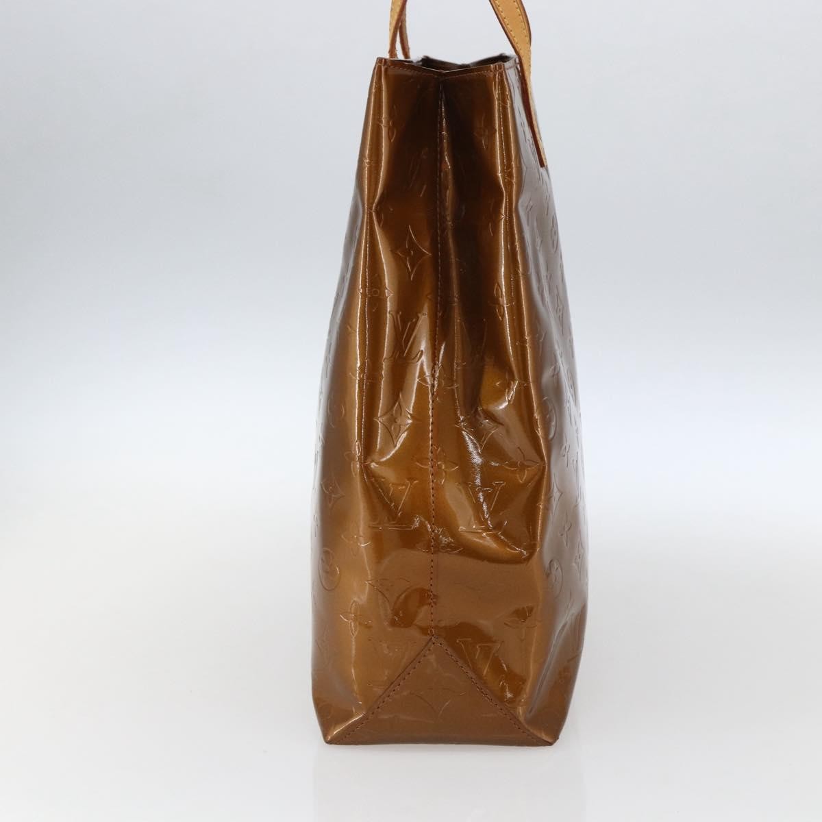 Louis Vuitton Reade Handbag Monogram Vernis Brown Patent_Leather Tote Bag Bag (Authentic Pre-Loved)