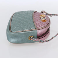 Gucci Trapuntata Camera Shoulder Bag Lambskin Blue Leather Shoulder Bag Bag (Authentic Pre-Loved)