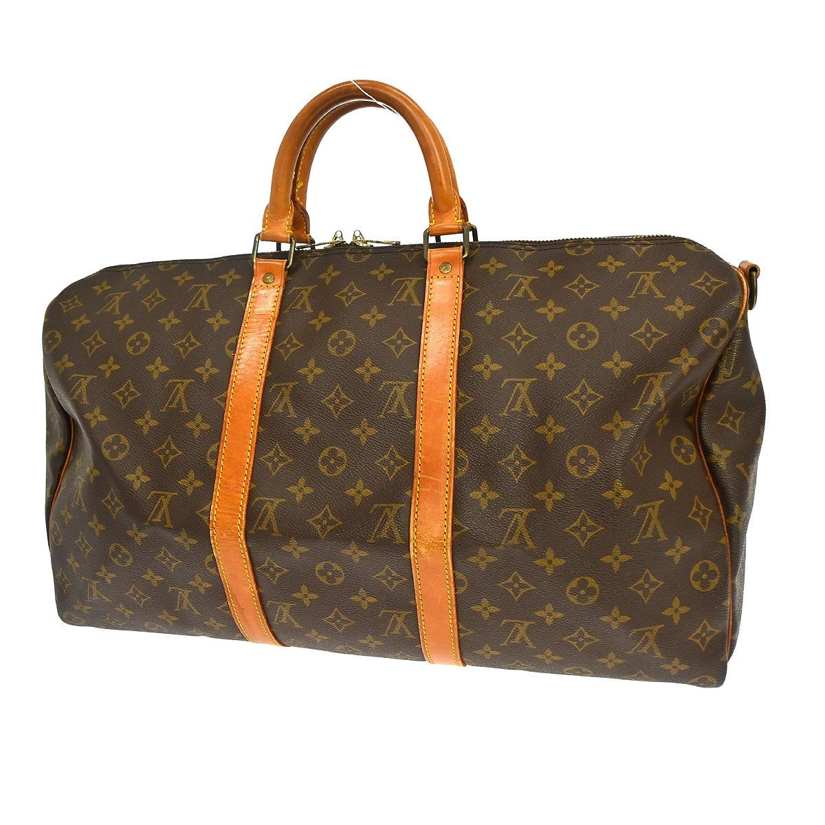 Louis Vuitton Louis Vuitton Keepall Bandouliere Bag Monogram Canvas Brown Canvas Travel Bag Bag (Pre-Loved)
