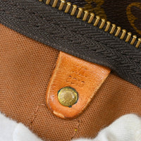 Louis Vuitton Keepall Bandouliere Bag Monogram Canvas Brown Canvas Travel Bag Bag (Authentic Pre-Loved)