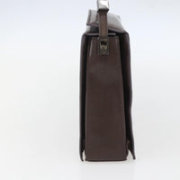 Gucci Vintage Shoulder Bag Leather Brown Leather Shoulder Bag Bag (Pre-Loved)