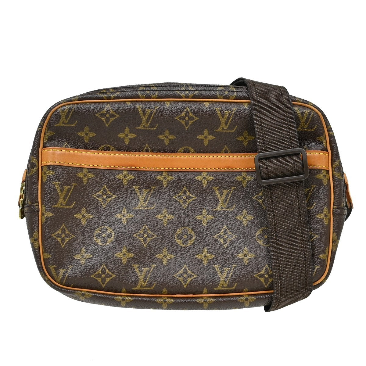 Louis Vuitton Louis Vuitton Reporter Bag Monogram Canvas Brown Canvas Shoulder Bag Bag (Pre-Loved)