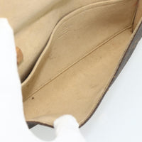 Louis Vuitton Twin Handbag Monogram Canvas Brown Canvas Clutche & Pouche Bag (Authentic Pre-Loved)
