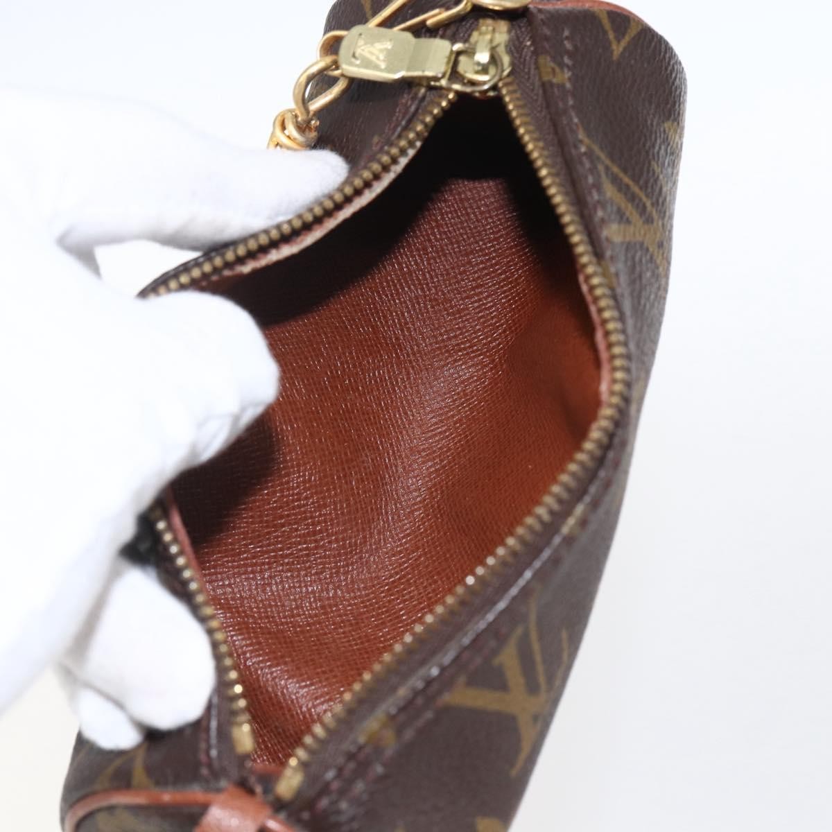 Louis Vuitton Papillon Pochette Monogram Canvas Brown Canvas Clutche & Pouche Bag (Authentic Pre-Loved)