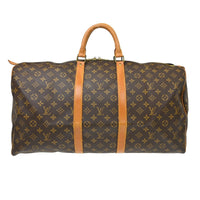 Louis Vuitton Louis Vuitton Keepall Bag Monogram Canvas Brown Canvas Travel Bag Bag (Pre-Loved)