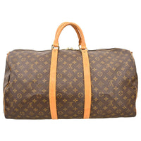 Louis Vuitton Louis Vuitton Keepall Bandouliere Bag Monogram Canvas Brown Canvas Travel Bag Bag (Pre-Loved)