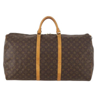 Louis Vuitton Keepall Bag Monogram Canvas Brown Canvas Travel Bag Bag (Pre-Loved)