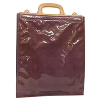 Louis Vuitton Stanton Handbag Monogram Vernis Purple Patent_Leather Tote Bag Bag (Authentic Pre-Loved)