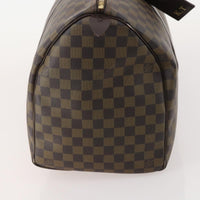 Louis Vuitton Keepall Bag Damier Brown Canvas Travel Bag Bag (Authentic Pre-Loved)
