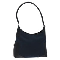 Salvatore Ferragamo Vintage Shoulder Bag Canvas Navy Canvas Shoulder Bag Bag (Authentic Pre-Loved)