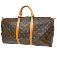 Louis Vuitton Louis Vuitton Keepall Bag Monogram Canvas Brown Canvas Travel Bag Bag (Authentic Pre-Loved)