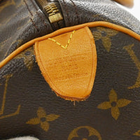 Louis Vuitton Speedy Handbag Monogram Canvas Brown Canvas Handbag (Pre-Loved)