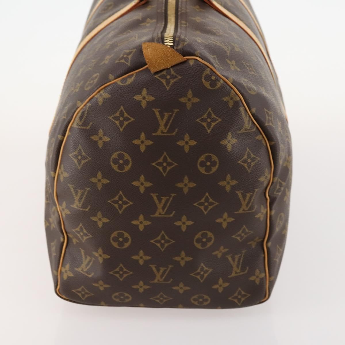 Louis Vuitton Keepall Bag Monogram Canvas Brown Canvas Travel Bag Bag (Authentic Pre-Loved)