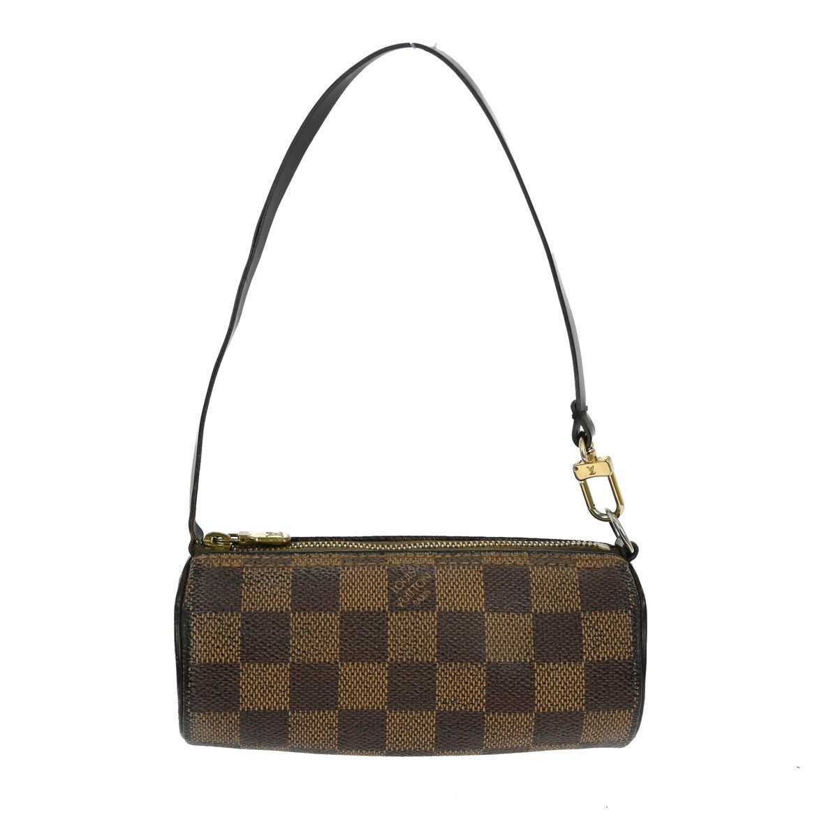 Louis Vuitton Papillon Pochette Damier Brown Canvas Clutche & Pouche Bag (Authentic Pre-Loved)