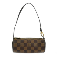 Louis Vuitton Papillon Pochette Damier Brown Canvas Clutche & Pouche Bag (Authentic Pre-Loved)