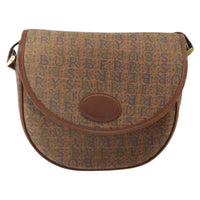 Burberry Flap Shoulder Bag Canvas Brown Canvas Shoulder Bag Bag (Pre-Loved)