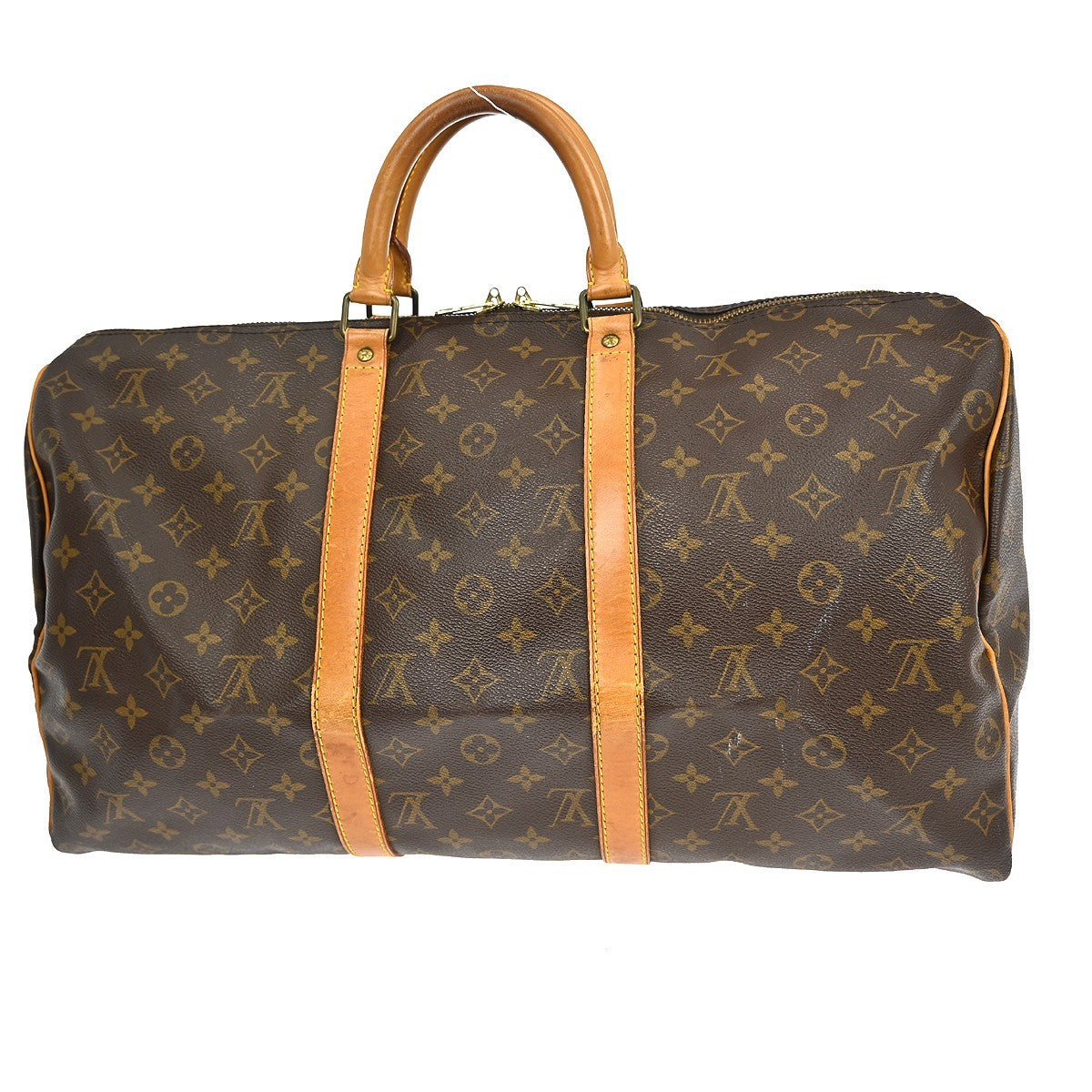 Louis Vuitton Louis Vuitton Keepall Bag Monogram Canvas Brown Canvas Travel Bag Bag (Authentic Pre-Loved)