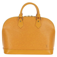 Louis Vuitton Alma Handbag Epi Leather Yellow Leather Handbag (Authentic Pre-Loved)