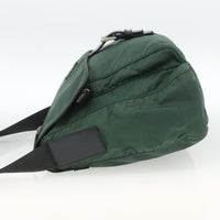 Prada Buckle Messenger Bag Tessuto Green Nylon Shoulder Bag Bag (Authentic Pre-Loved)