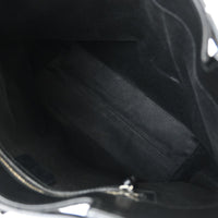 Gucci Belted Bucket Tote Gg Canvas With Leather Black Canvas Tote Bag Bag (Authentic Pre-Loved)