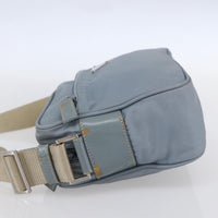 Prada Front Pocket Camera Bag Tessuto Blue Nylon Shoulder Bag Bag (Pre-Loved)