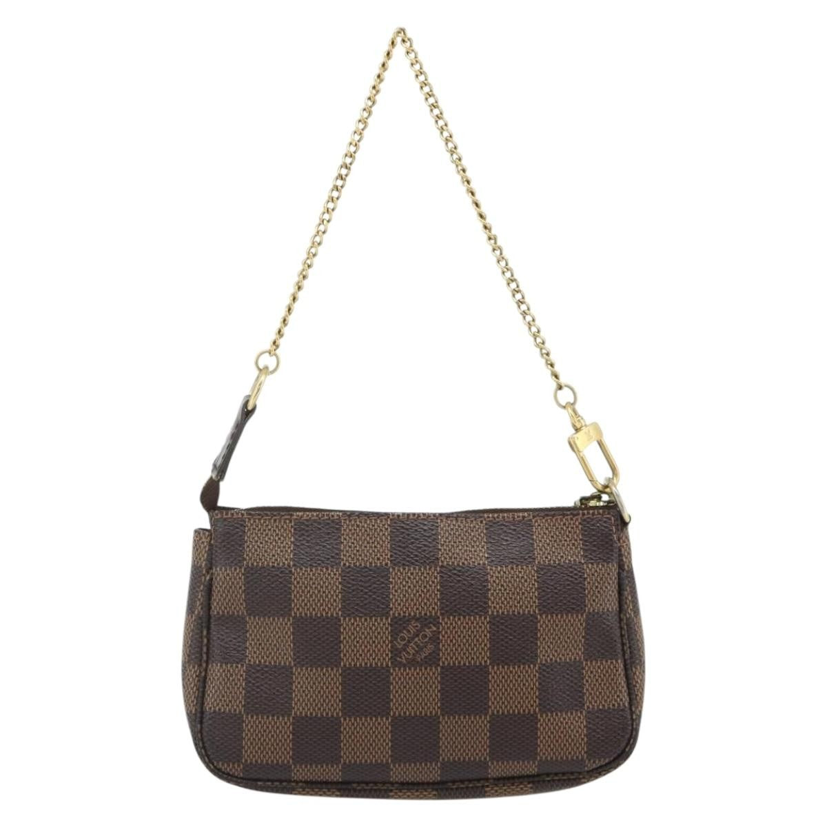Louis Vuitton Pochette Accessoires Limited Edition Damier Brown Canvas Clutche & Pouche Bag (Pre-Loved)