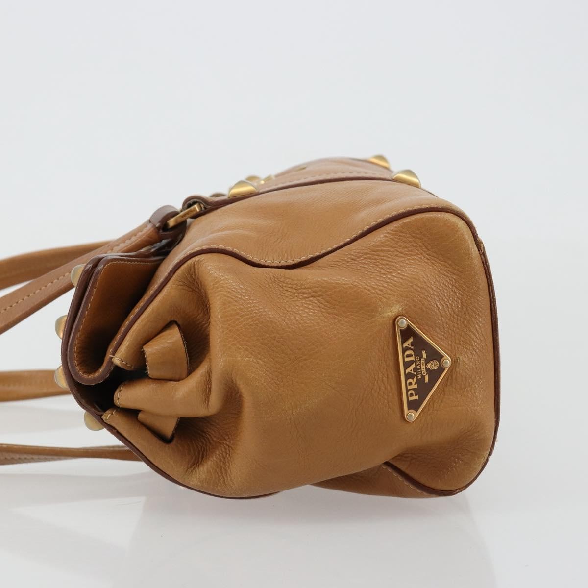 Prada Convertible Shopping Tote Saffiano Leather Saffiano Leather Beige Leather Tote Bag Bag (Pre-Loved)