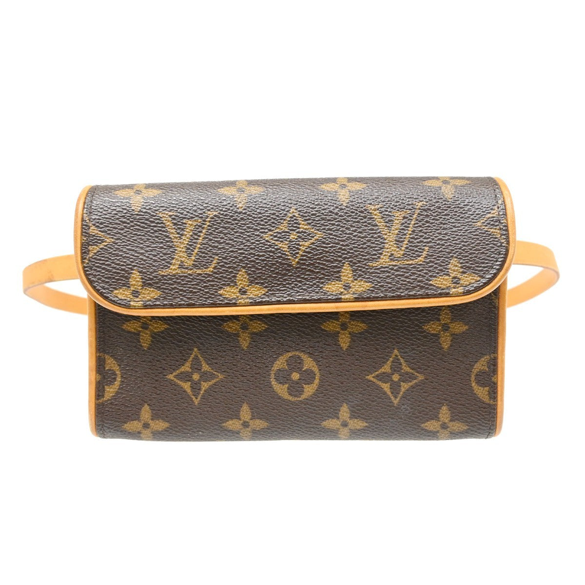 Louis Vuitton Louis Vuitton Florentine Pochette Monogram Canvas Brown Canvas Clutche & Pouche Bag (Pre-Loved)