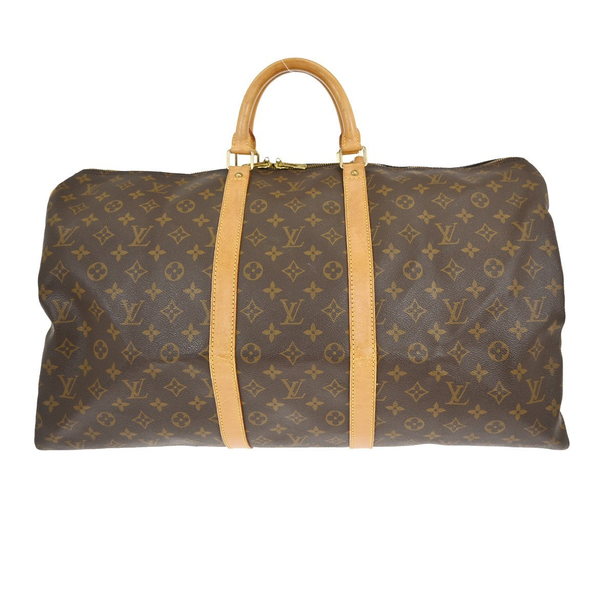 Louis Vuitton Louis Vuitton Keepall Bag Monogram Canvas Brown Canvas Travel Bag Bag (Pre-Loved)