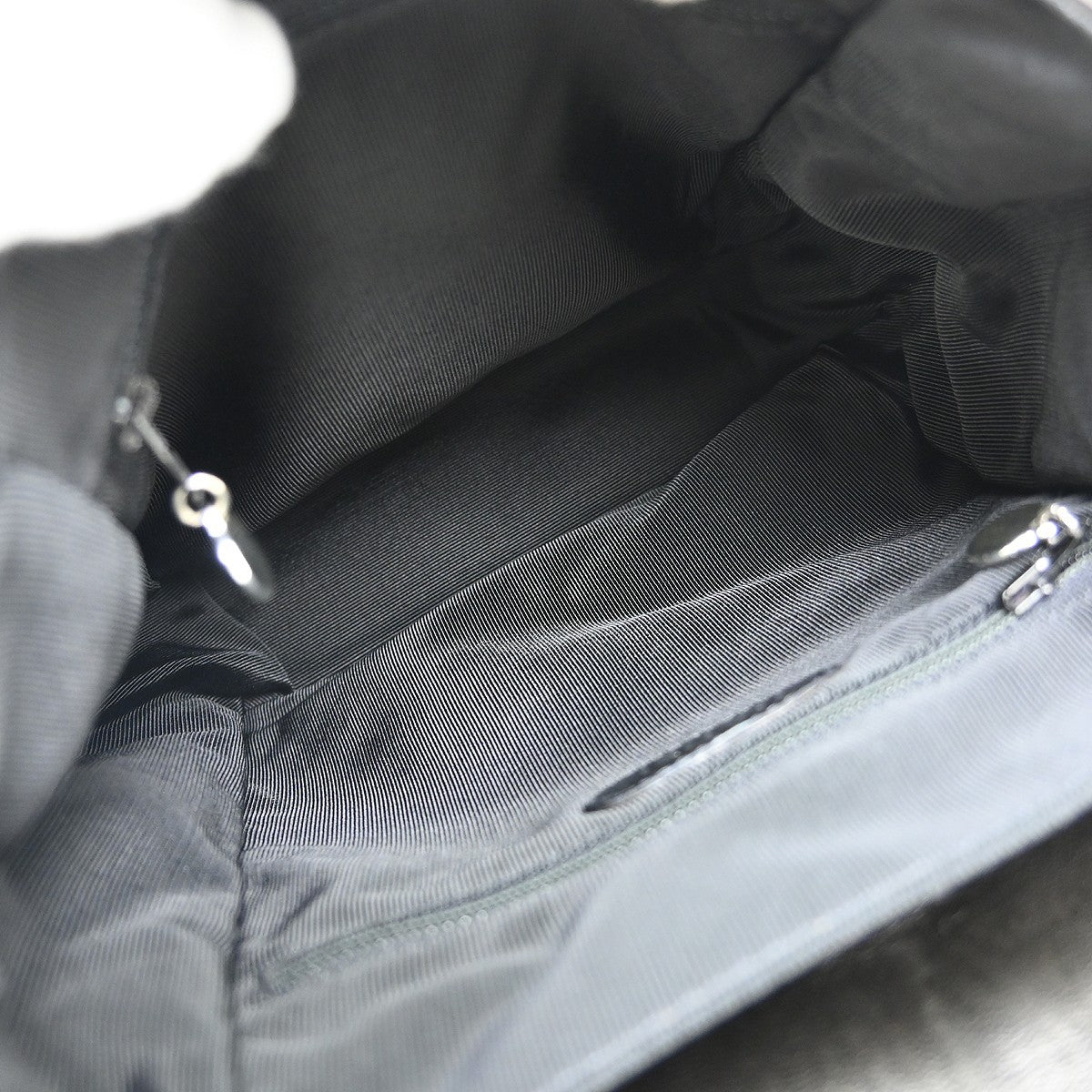 Chanel Vintage Flap Backpack Leather Black Leather Backpack Bag (Pre-Loved)