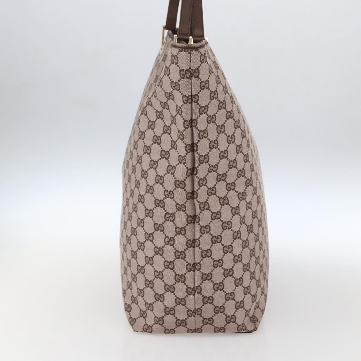 Gucci Gucci Vintage Bucket Shopping Tote Gg Canvas Pink Canvas Tote Bag Bag (Pre-Loved)