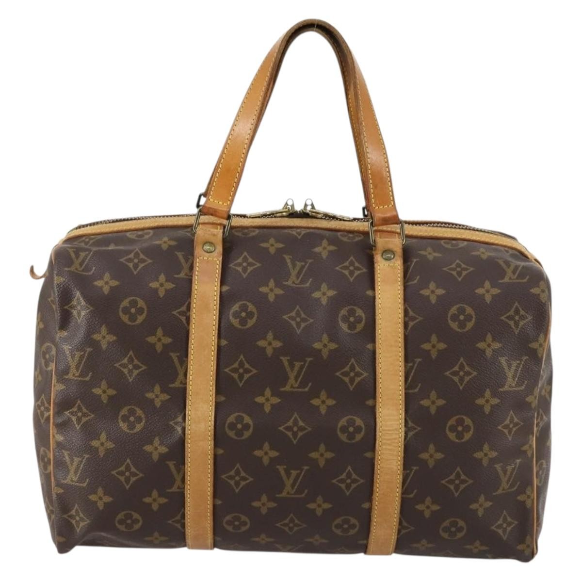 Louis Vuitton Sac Souple Handbag Monogram Canvas Brown Canvas Travel Bag Bag (Authentic Pre-Loved)