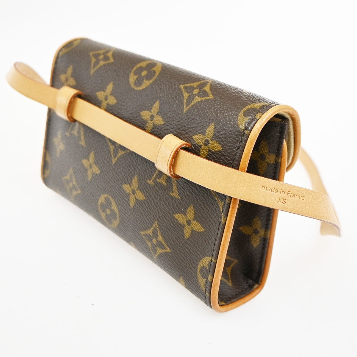 Louis Vuitton Florentine Waist Bag Monogram Canvas Brown Canvas Clutche & Pouche Bag (Authentic Pre-Loved)