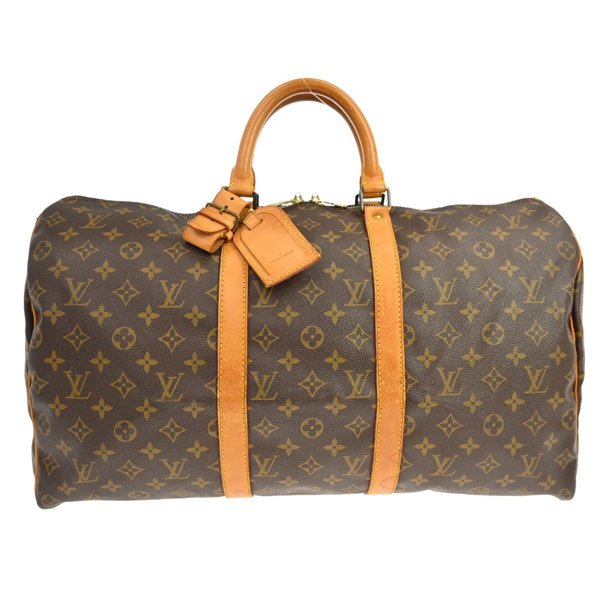 Louis Vuitton Louis Vuitton Keepall Bag Monogram Canvas Brown Canvas Travel Bag Bag (Pre-Loved)